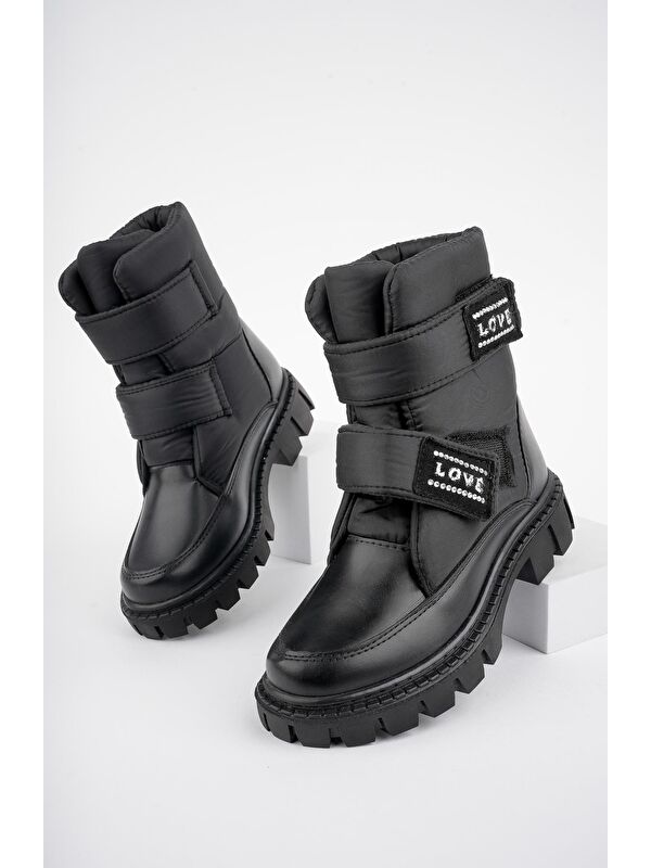 SMARTY İçi Polar Termo Kaymaz Taban Cırtlı Çocuk Bot - Görsel 3