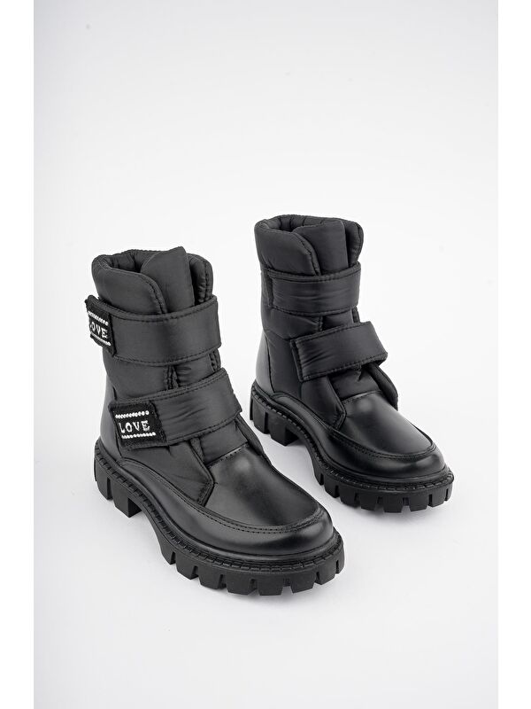 SMARTY İçi Polar Termo Kaymaz Taban Cırtlı Çocuk Bot - Görsel 5