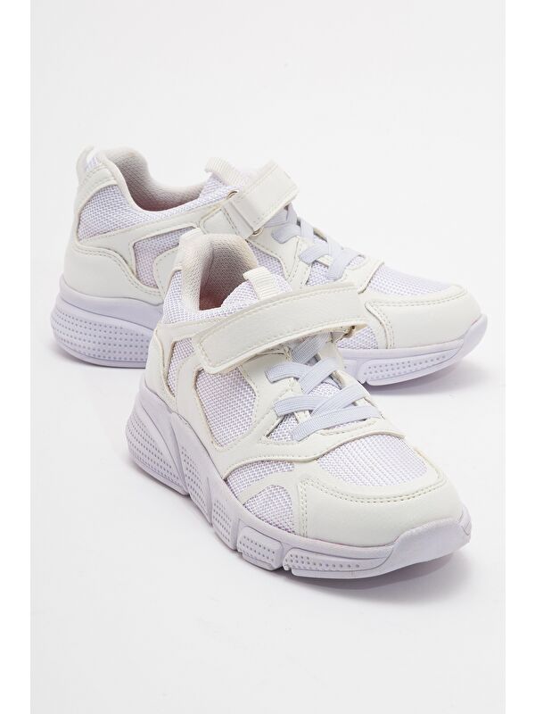 Erkek Çocuk Beyaz Günlük Spor Ayakkabı - Görsel 2