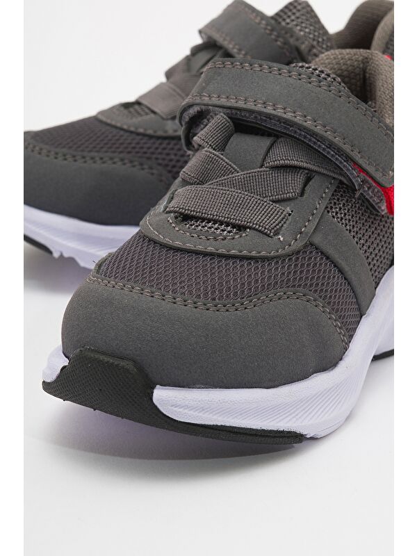 Unisex Çocuk Gri Günlük Spor Ayakkabı - Görsel 3