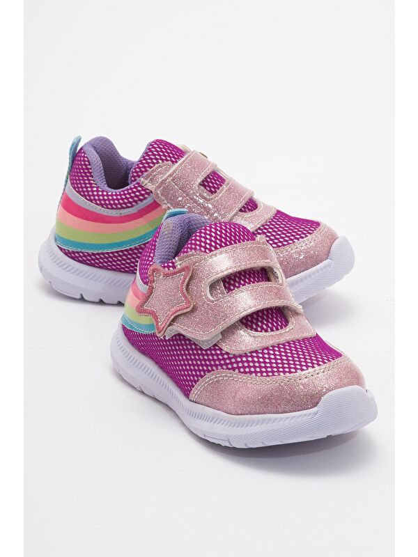 Kız Çocuk Lila Günlük Spor Ayakkabı - Görsel 2