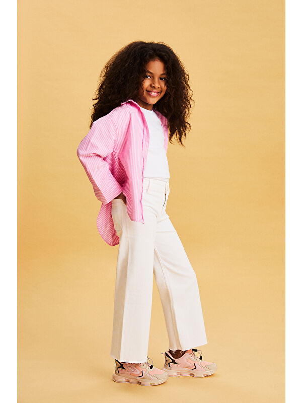 Mask Basic Kız Çocuk Pudra Spor Ayakkabı - Görsel 2