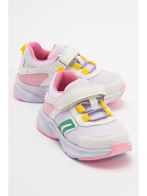 Kız Çocuk Beyaz Günlük Spor Ayakkabı - Görsel 2