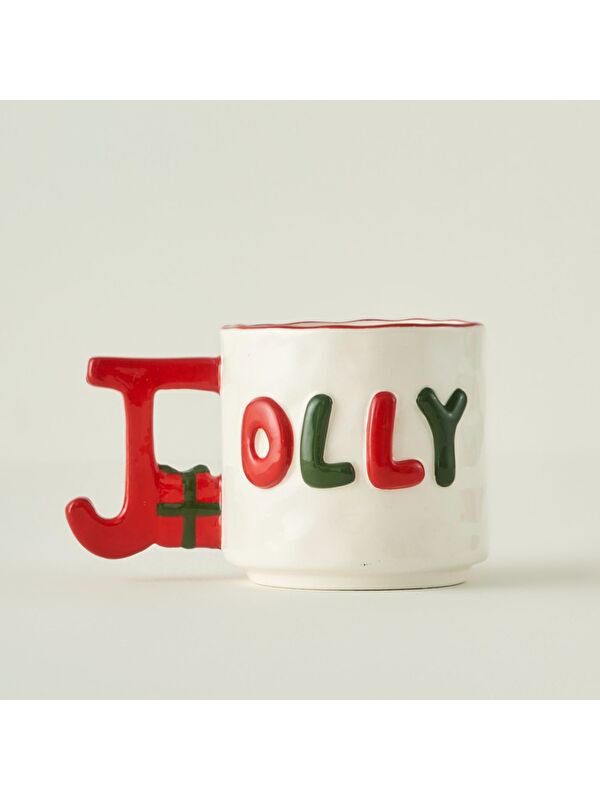 Bella Maison Jolly Yılbaşı Stoneware Kupa (360 cc)