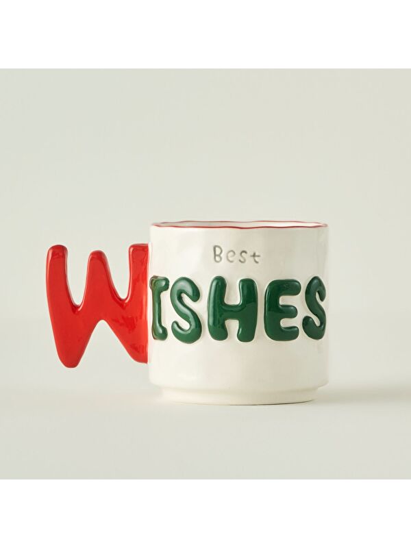 Bella Maison Wishes Yılbaşı Stoneware Kupa (360 cc)