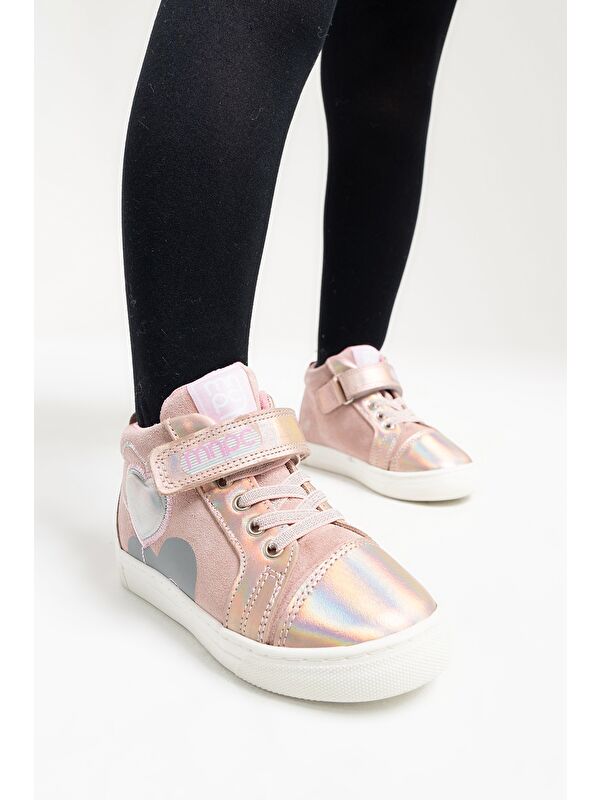 Kız Çocuk Pembe Hakiki Deri Anatomik Günlük Bot - Görsel 5