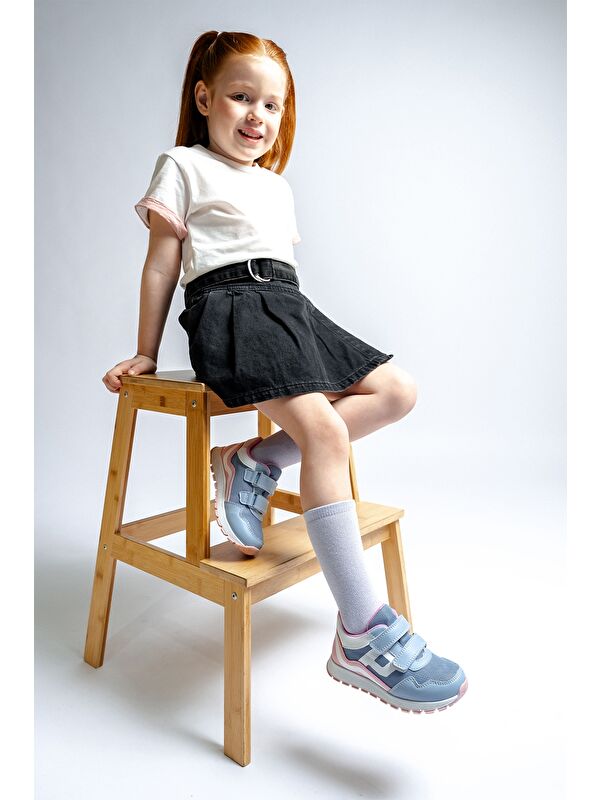 Kız Çocuk Mavi Günlük Spor Ayakkabı - Görsel 2