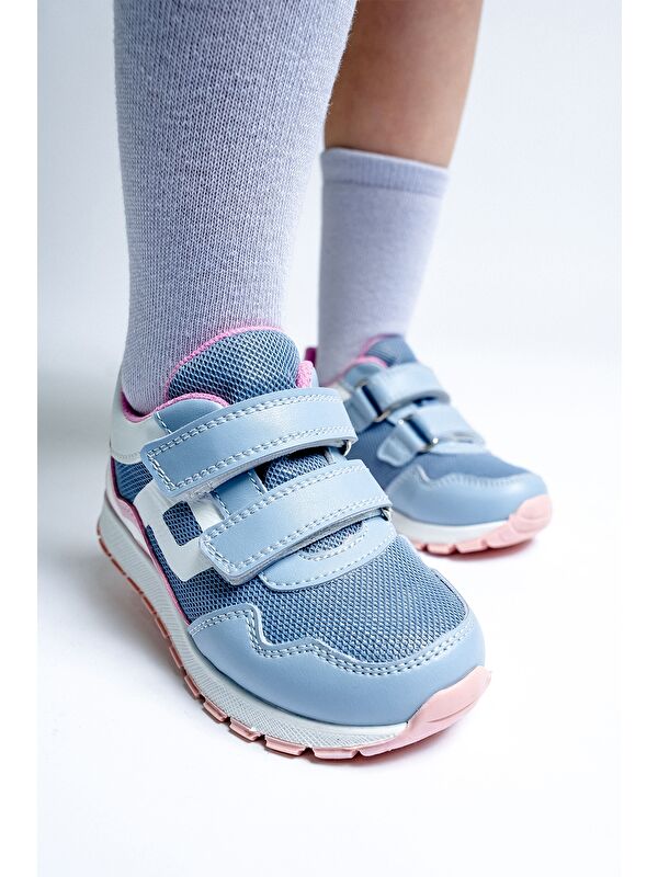 Kız Çocuk Mavi Günlük Spor Ayakkabı - Görsel 5