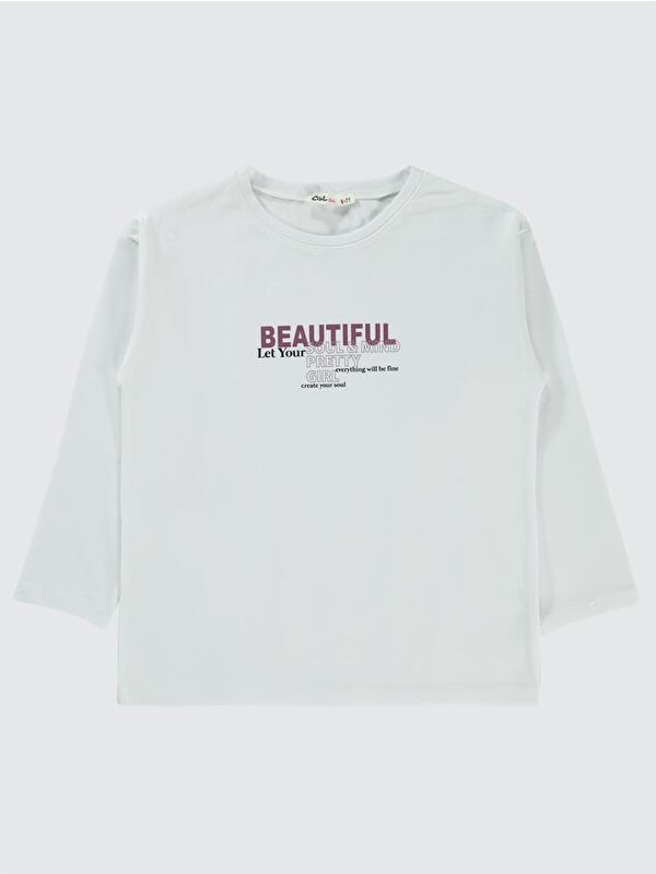 Civil Girls Beautiful Baskılı 10-13 Yaş Sweatshirt