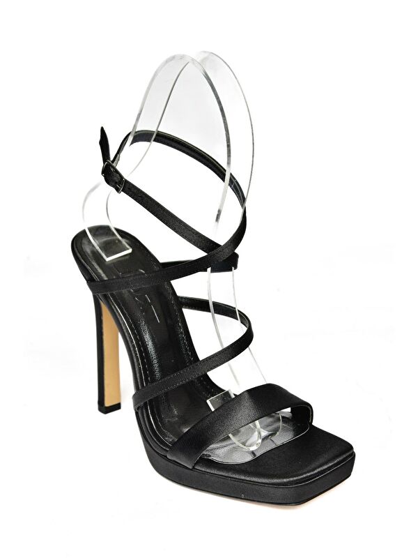 S5696150 Siyah Kadın Topuklu Ayakkabı - Görsel 3