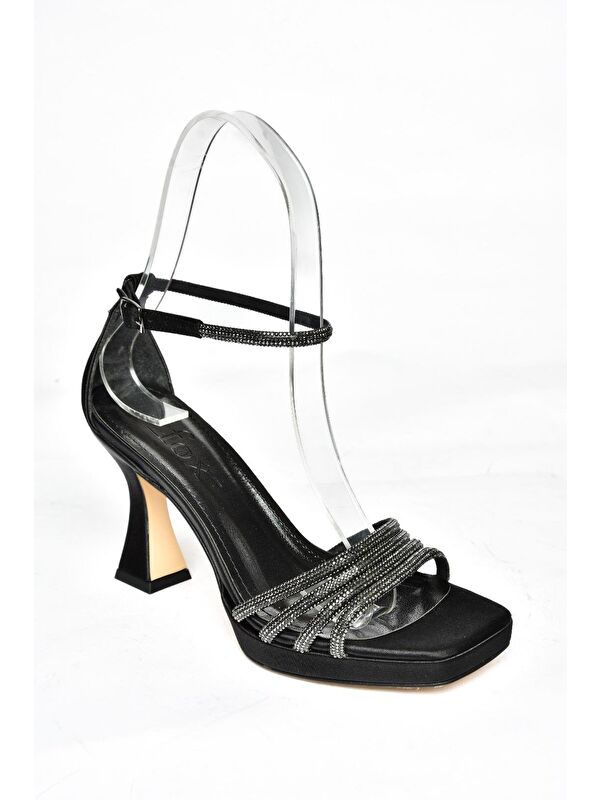 S5693146 Siyah Kadın Topuklu Ayakkabı - Görsel 2