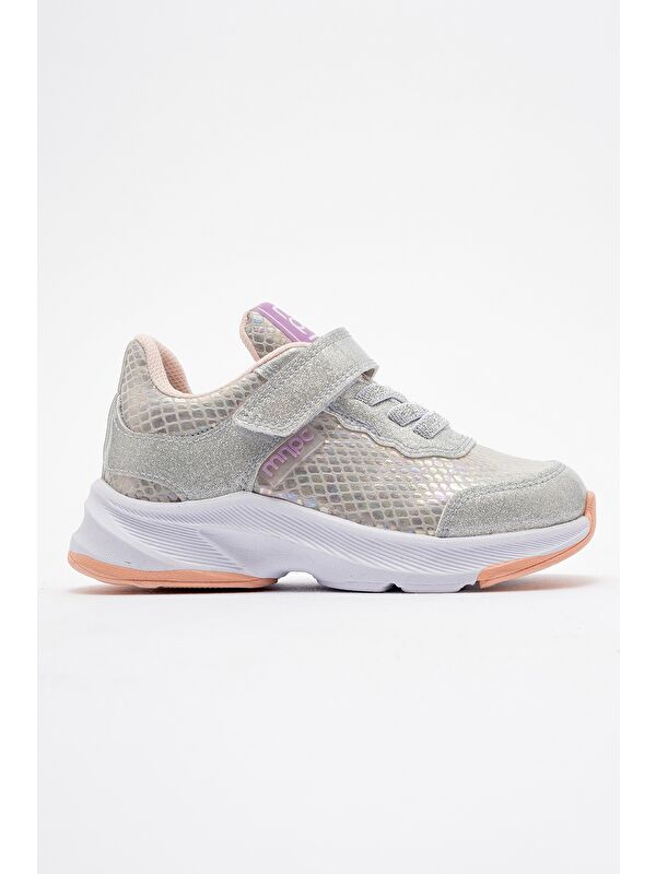 Kız Çocuk Gümüş Spor Ayakkabı - Görsel 5