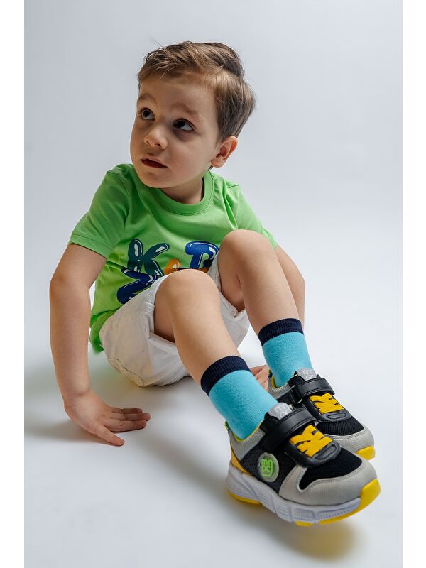 Erkek Çocuk Gri Günlük Spor Ayakkabı - Görsel 3