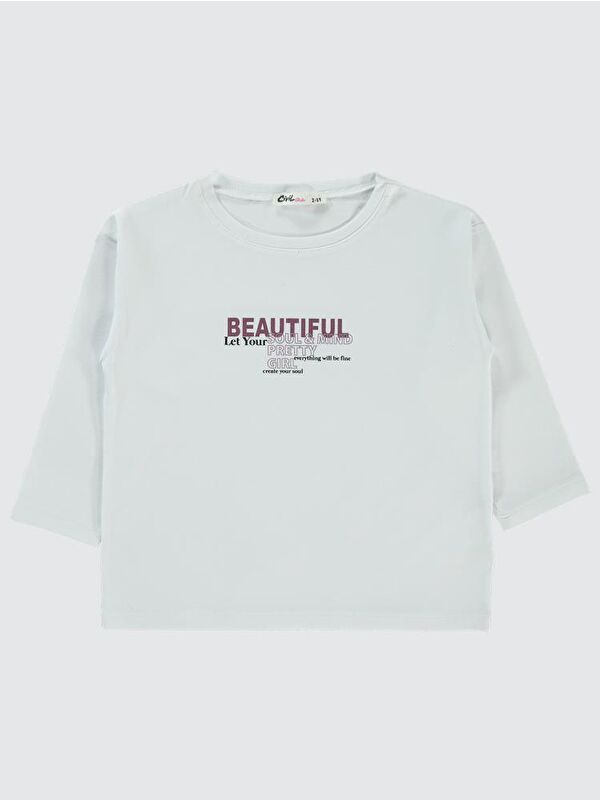 Civil Girls Beautiful Baskılı 2-5 Yaş Sweatshirt