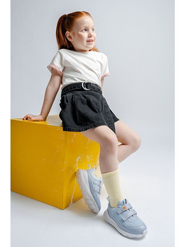 Kız Çocuk Mavi Günlük Spor Ayakkabı - Görsel 3