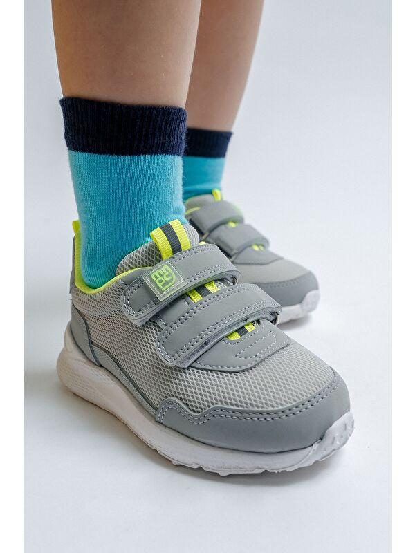 Erkek Çocuk Gri Spor Ayakkabı - Görsel 5