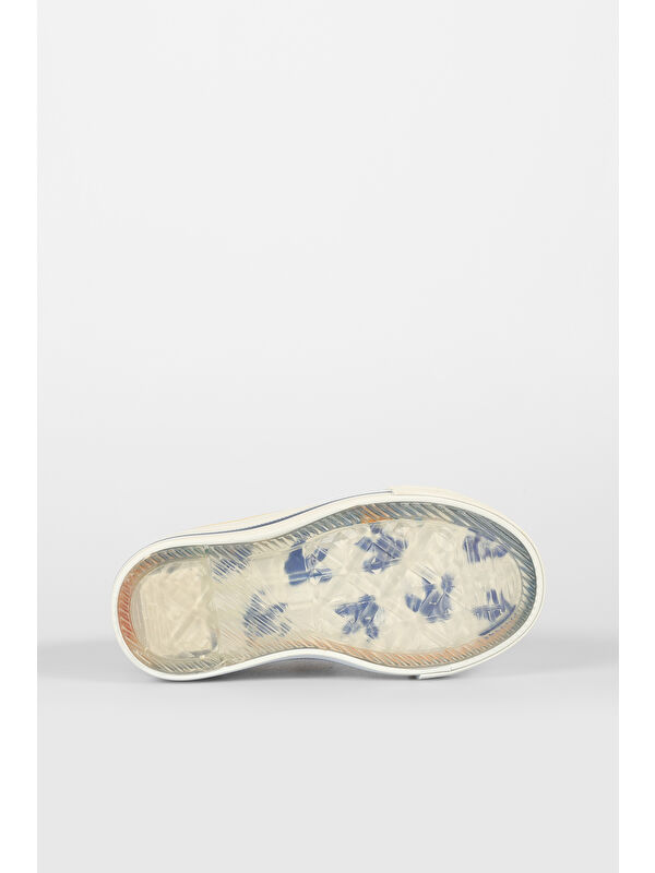 Done Desenli Erkek Bebek Saks Mavi Sneaker - Görsel 8