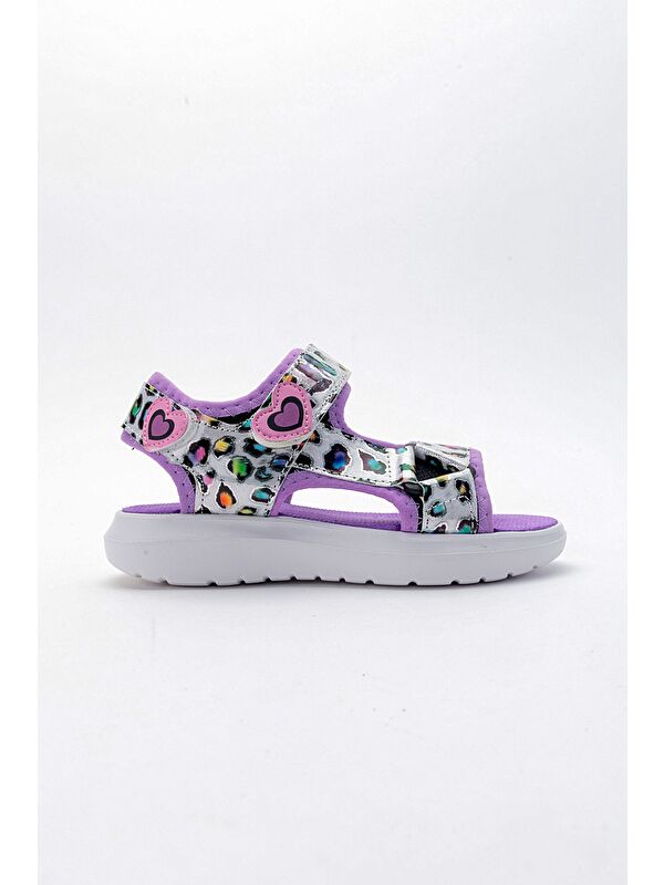 Kız Çocuk Lila Anatomik Hafif Spor Sandalet - Görsel 5