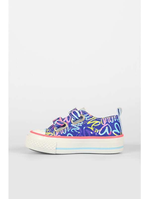 Done Desenli Unisex Bebek Lacivert Sneaker - Görsel 3