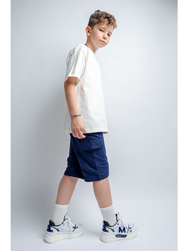 Erkek Çocuk Beyaz Günlük Spor Ayakkabı - Görsel 3