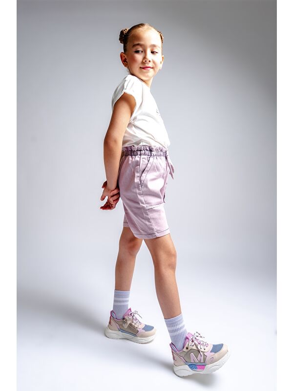 Kız Çocuk Bej Günlük Spor Ayakkabı - Görsel 3