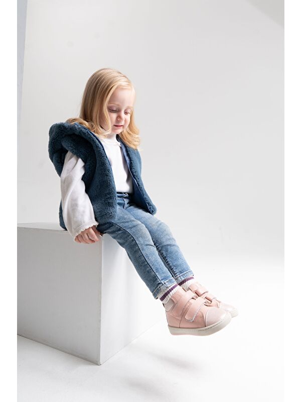 Kız Çocuk Pudra Hakiki Deri Anatomik Günlük Bot - Görsel 2