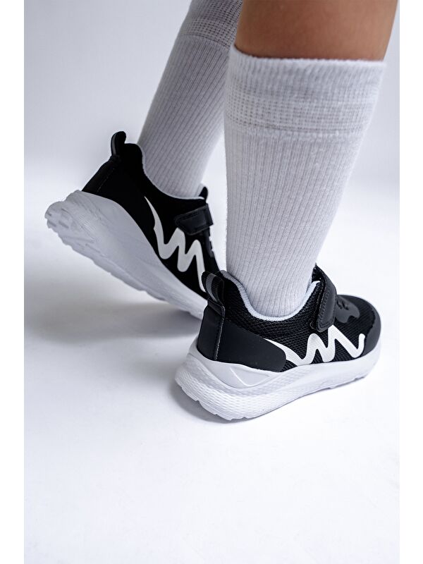 Erkek Çocuk Siyah Spor Ayakkabı - Görsel 5