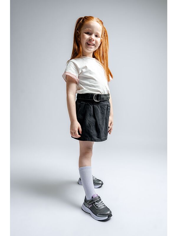 Kız Çocuk Platin Günlük Spor Ayakkabı - Görsel 3