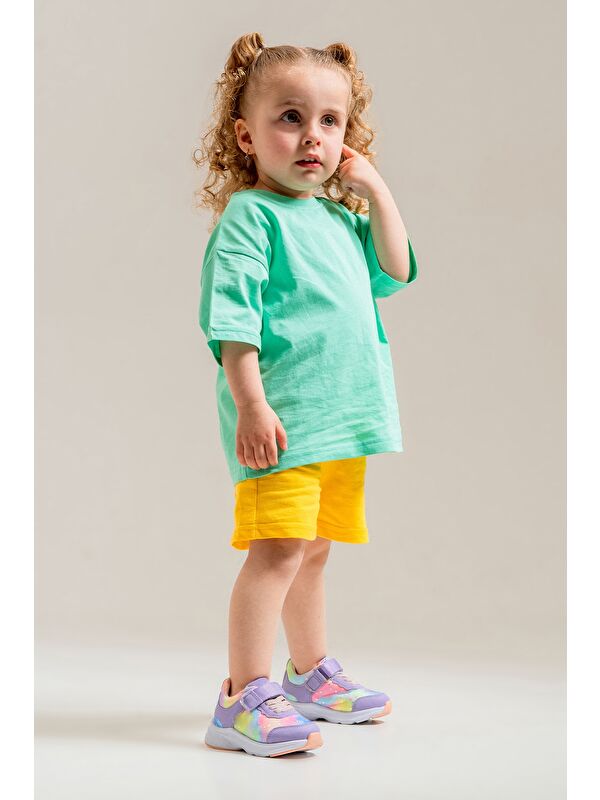 Kız Çocuk Lila Spor Ayakkabı - Görsel 2