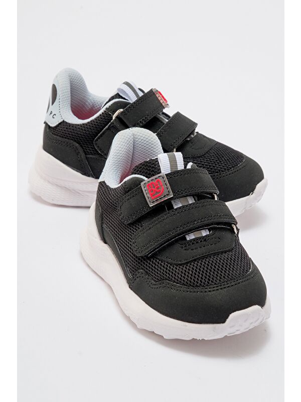 Erkek Çocuk Siyah Spor Ayakkabı - Görsel 2