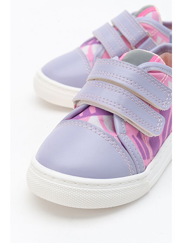 Kız Çocuk Lila Sneaker Ayakkabı - Görsel 3
