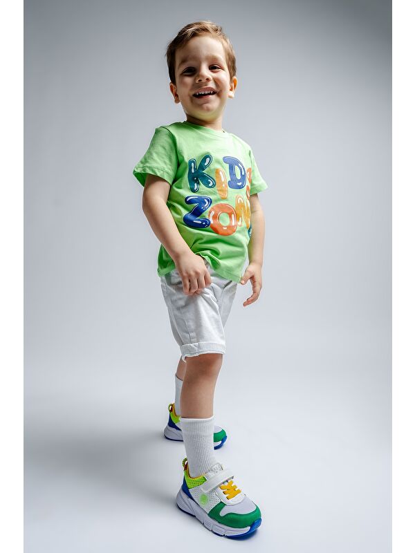 Erkek Çocuk Yeşil Günlük Spor Ayakkabı - Görsel 2