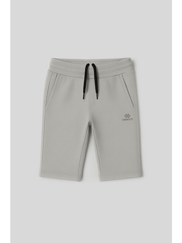 Tommylife Taş Standart Fit Basic Performans Erkek Çocuk Şort - 11303