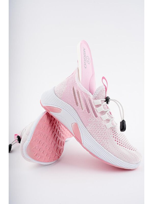 JETSON Unisex Çocuk Bağcıklı Rahat Sneaker Spor Ayakkabı - Görsel 4