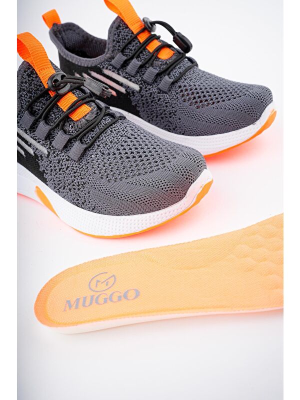 JETSON Unisex Çocuk Bağcıklı Rahat Sneaker Spor Ayakkabı - Görsel 9