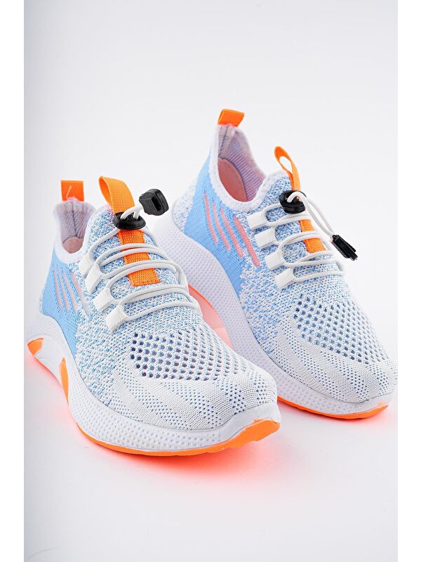 JETSON Unisex Çocuk Bağcıklı Rahat Sneaker Spor Ayakkabı - Görsel 3