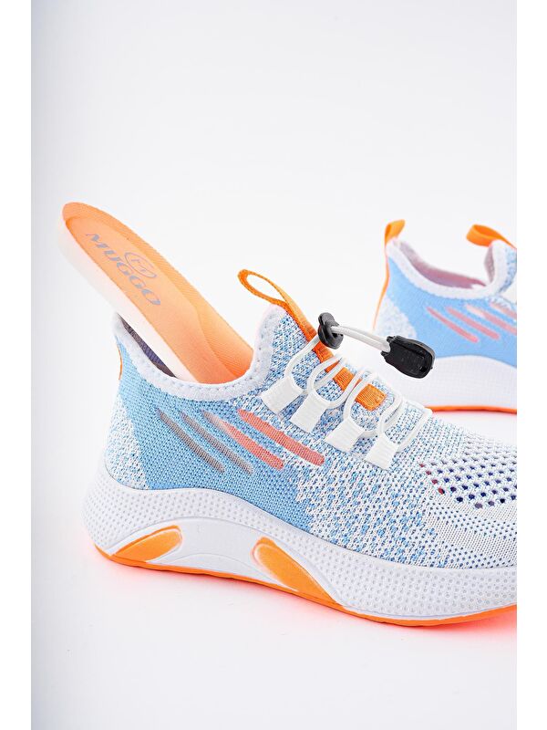 JETSON Unisex Çocuk Bağcıklı Rahat Sneaker Spor Ayakkabı - Görsel 4