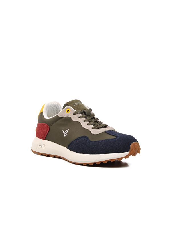 23528 Haki Bağcıklı Erkek Sneaker - Görsel 4