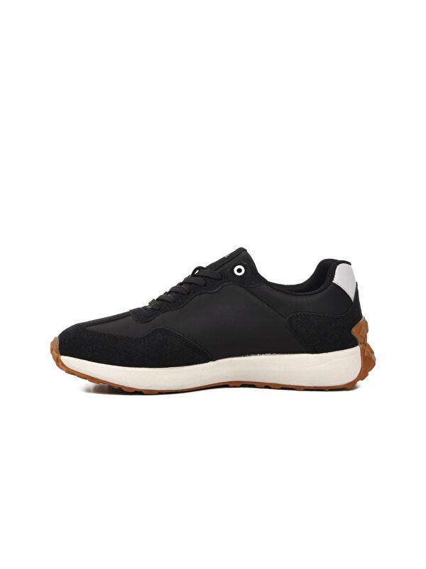 23528 Siyah Bağcıklı Erkek Sneaker - Görsel 3