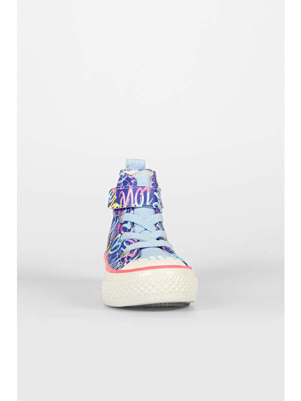 Ada Desenli Unisex Bebek Lacivert Sneaker - Görsel 4