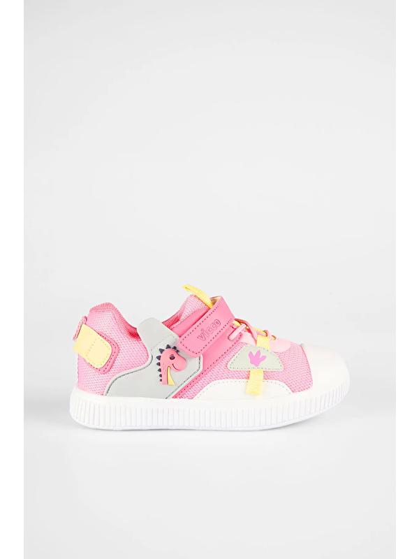 Snoop Baskılı Kız Okul Öncesi Pembe Günlük Ayakkabı - Görsel 2