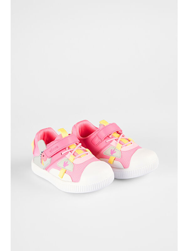 Snoop Baskılı Kız Okul Öncesi Pembe Günlük Ayakkabı - Görsel 5