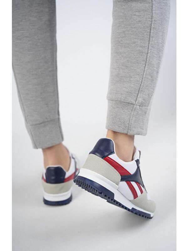 Elvi Unisex Ortopedik Günlük Yürüyüş Koşu Sneaker Spor Ayakkabı - Görsel 4