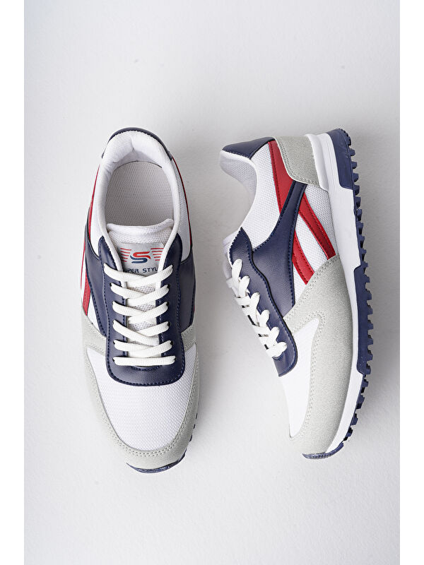 Elvi Unisex Ortopedik Günlük Yürüyüş Koşu Sneaker Spor Ayakkabı - Görsel 8