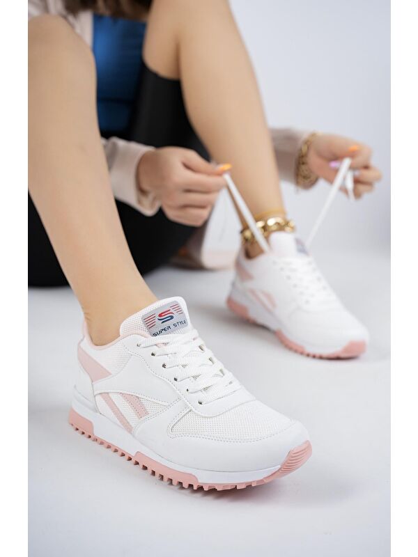 Elvi Unisex Ortopedik Günlük Yürüyüş Koşu Sneaker Spor Ayakkabı - Görsel 3