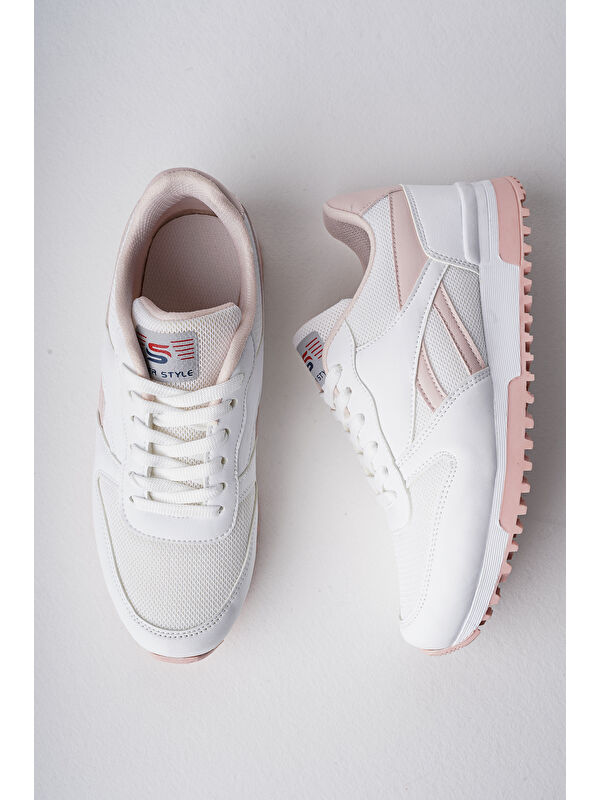 Elvi Unisex Ortopedik Günlük Yürüyüş Koşu Sneaker Spor Ayakkabı - Görsel 8