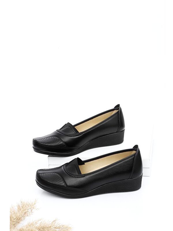 Gön Yuvarlak Burun Dolgu Taban Kadın Günlük Ayakkabı 42080 - Görsel 3