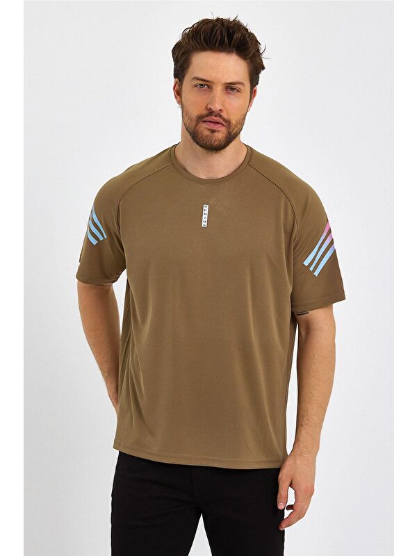 Genius Store Erkek Spor Tişört Baskılı Fitness, Antrenman Fit Tişört