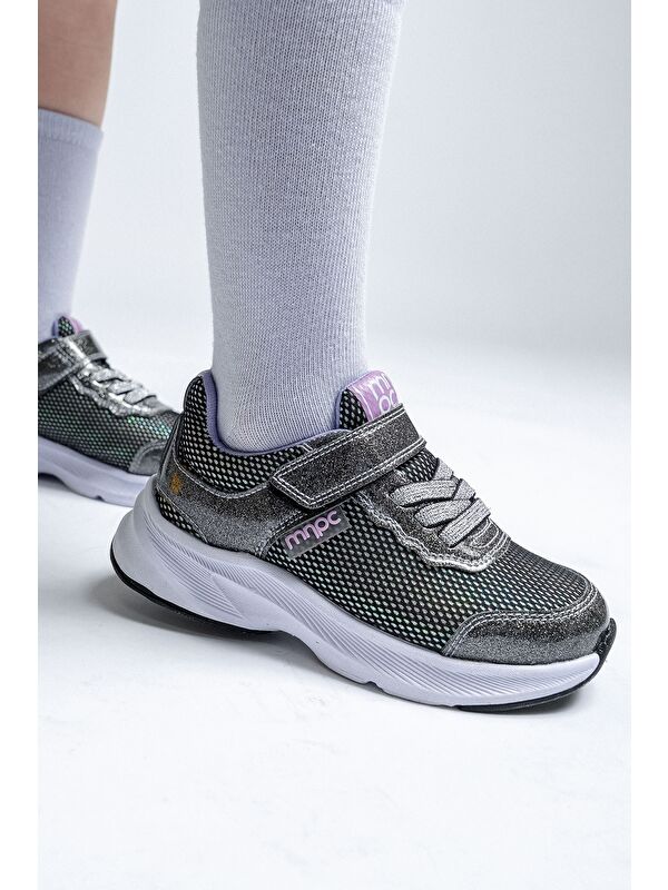 Kız Çocuk Platin Günlük Spor Ayakkabı - Görsel 5