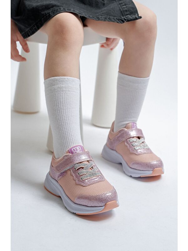 Kız Çocuk Pembe Günlük Spor Ayakkabı - Görsel 5